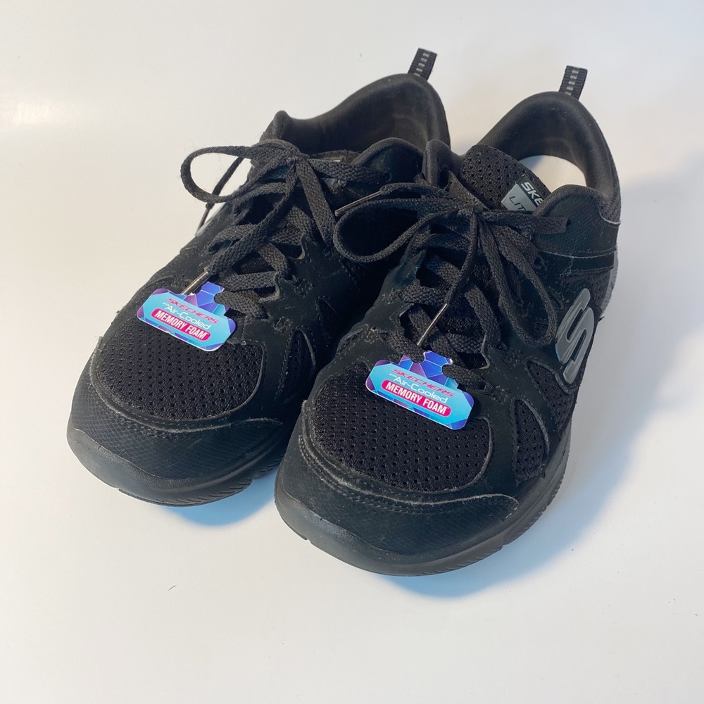 Skechers Women's Flex Appeal 2.0 Sneaker Size 7 Simplistic Black